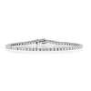 Bracelet de tennis en diamant taille ronde de 4 carats TW en réglage en platine