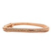 Roberto Coin in 18K Rose Gold Woven Cylinder Flexible Bangle Bracelet