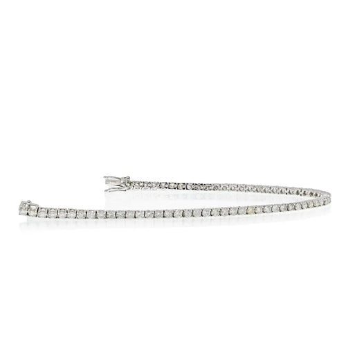1-12 Carat Lab Grown Diamond Tennis 4-Prong Bracelet for Women