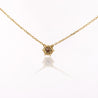 1 Carat Brown Diamond 18K Gold Solitaire Pendant Necklace