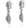 10.75 Carat Radiant-Cut VVS1 Fancy Yellow Diamond Drop Earrings in 18K White Gold