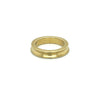 14K Gold Uneven Curved Ring in Brushed Gold