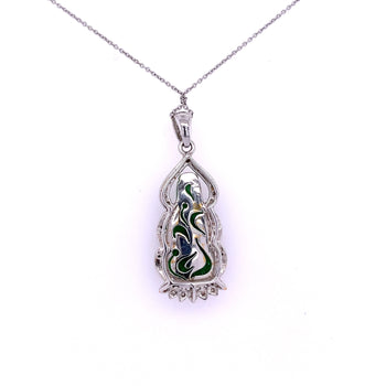 alt
Collier avec Pendentif Bouddha en jade sculpté et diamant, en or blanc 14K – Assay Jewelers