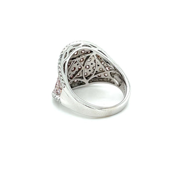 14K White Gold Pink Diamond Micro Pave Ring – Assay Jewelers