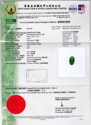 16.25 Carat Imperial Jade Ring | Fei Cui Jadeite Jade Type A – Assay Jewelers