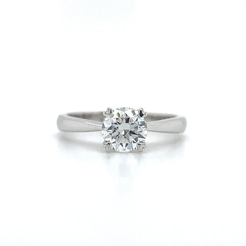 VS1 Lab Grown Diamond With Solitaire Engagement Ring