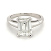 2.12 Carat H/VS2 Emerald Cut CVD Lab Diamond Ring in 14K White Gold