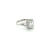 2.14 Carat Lab Grown Radiant Cut Diamond Split Shank Engagement Ring