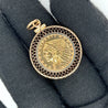 2.50 Dollar Quarter Eagle US Gold Coin Pendant 14K Gold Bezel Setting (Pre-1933)