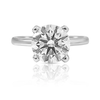 2.50 carat Round Cut Lab Grown Diamond solitaire Engagement Ring