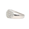 2.51 Carat Diamond Pavé Cluster Band Platinum Ring