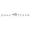 2.71 Carat Cushion & Round Lab Grown Diamond 14K White Gold Tennis Bracelet