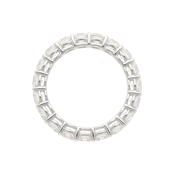 3 Carat Natural Diamond Wedding Band Ring in 18K White Gold Or Platinum Size 4-10