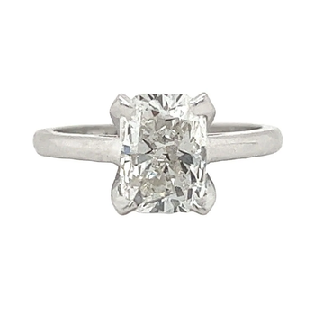 3 carat, G, VS2, IGI Certified Elongated Cushion Lab Diamond Ring – Assay Jewelers