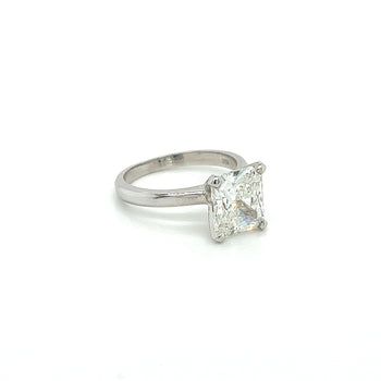 3.20 Carat Radiant Cut Lab Grown Diamond Solitaire Ring – Assay Jewelers
