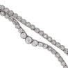 3.5 Carat Diamond Cupcake Graduated Tennis Necklace