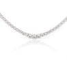 3.5 Carat Diamond Cupcake Graduated Tennis Necklace