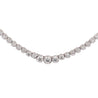 3.5 Carat Diamond Cupcake Graduated Tennis Necklace