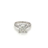 4.25 Carat Cushion Cut H/SI1 Lab grown Diamond Ring