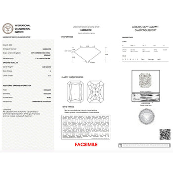 alt
Bague en diamant de laboratoire taille Coussin H/SI1 de 4,25 carats – Assay Jewelers