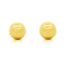 7mm Classic 14K Solid Gold Ball Stud Earrings