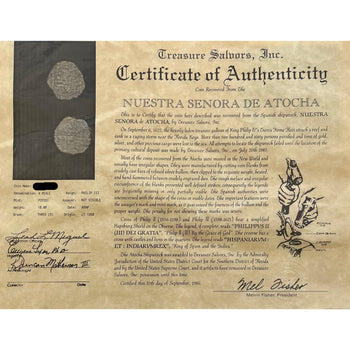 Atocha Shipwreck 4 Reale Grade 3 Potosi Mint Coin – Assay Jewelers