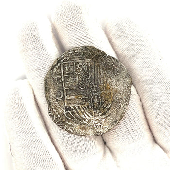 Atocha Shipwreck 8 Reale Grade 1 Assayer Q Coin – Assay Jewelers