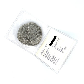 Authentic Atocha Shipwreck 8 Reale Grade 3 Potosi Mint Coin – Assay Jewelers