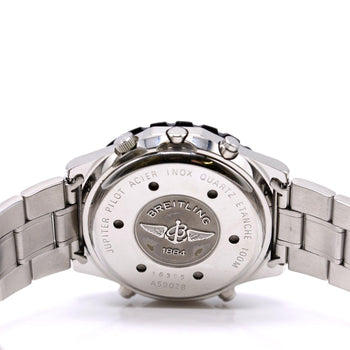 Breitling Jupiter Pilot A59028 Stainless Steel Black Dial Quartz Watch – Assay Jewelers
