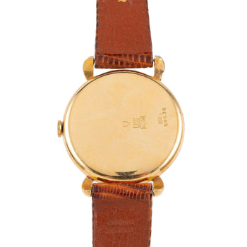 Bucherer 33mm Manual Wind 18K Gold On Leather Watch Ref 50030 – Assay Jewelers