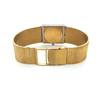 Bueche Girod Mens Square Watch in 18k gold & Diamond Bezel – Assay Jewelers