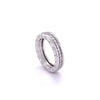 Bulgari 18K White Gold Diamond B.01 B.Zero One Ring Ref. 329347 Size 51