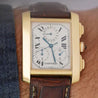 Cartier 18k Gold Tank Francaise Chronograph XL Watch