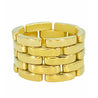 Cartier "Maillon" Panthere 5 Rows 18K Yellow Gold Ring