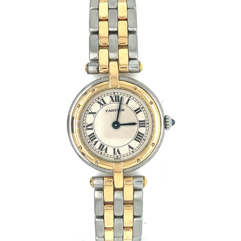 Cartier Panthere 1057920 Vendome 18k Gold Steel Champagne Dial Ladies Watch – Assay Jewelers