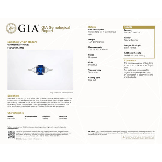 Cartier Paris Art Deco Royal Blue 2.3 Carat No Heat Sapphire and Diamond Ring