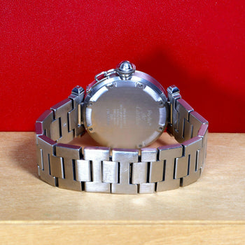 Cartier Pasha C W31015M7 35mm White Dial Steel Automatic Watch Full Set – Assay Jewelers