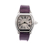 Cartier Roadster 31mm Ref. 2875 Purple Purple Leather Strap Steel Watch