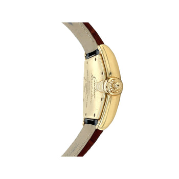 Cartier Roadster Ref. 2524 Men's Tonneau Large Size 18K Gold Watch in Leather with Box and Papers – Assay Jewelers