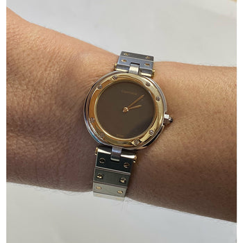 Orologio Cartier Santos Ronde da donna al quarzo 27 mm bicolore – Assay Jewelers