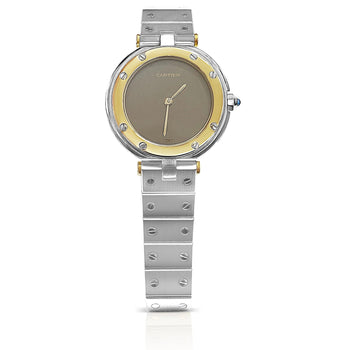 Orologio Cartier Santos Ronde da donna al quarzo 27 mm bicolore – Assay Jewelers