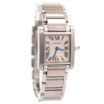 Cartier Tank Francaise W51008Q3 20mm Ladies Quartz 2384 Watch – Assay Jewelers