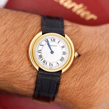 Cartier Vendôme 33mm 78091 18K Gold Automatic Watch – Assay Jewelers