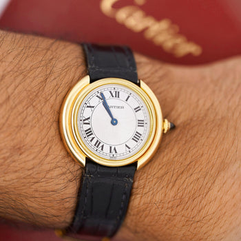 Cartier Vendôme 33mm 78091 18K Gold Automatic Watch – Assay Jewelers