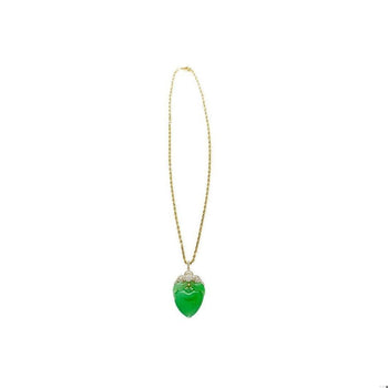 Certified Jadeite Jade Grade A Fei Cui Two Bird Feeding Motif Pendant in 18k – Assay Jewelers