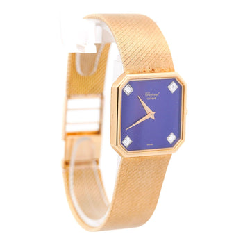 Chopard Blue Lapis Lazuli 18K Gold 26mm Vintage Watch Circa 1970s – Assay Jewelers