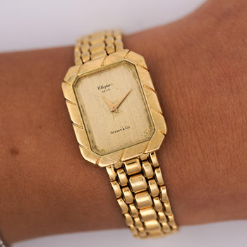 Chopard for Tiffany & Co. 18K Yellow Gold Vintage Unisex Watch – Assay Jewelers