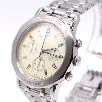 Corum Admirals Cup Stainless Steel Cream Dial Chronograph 39mm Automatic Watch – Assay Jewelers