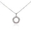 Diamond Crown of Thorns Platinum Pendant Necklace