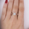 EGL Certified 1.03ct Round Diamond Platinum Solitaire Ring